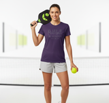 Womens Pickleball Is My Therapy Funny Pickleball Therapy players V-Neck T-Shirt