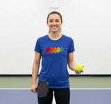 Retro Pickleball T-Shirt Women Men Pickleball Paddle T-Shirt
