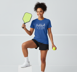 Womens Pickleball Is My Therapy Funny Pickleball Therapy players V-Neck T-Shirt