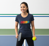 Retro Pickleball T-Shirt Women Men Pickleball Paddle T-Shirt