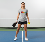 Retro Pickleball T-Shirt Women Men Pickleball Paddle T-Shirt