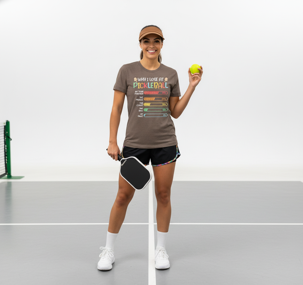 Why I Lose At Pickleball Pickle Ball Gift For Women Men T-Shirt