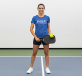 Womens Pickleball Is My Therapy Funny Pickleball Therapy players V-Neck T-Shirt