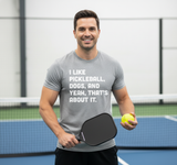 Funny Pickleball Shirts Women Men I Like Pickleball and Dogs T-Shirt