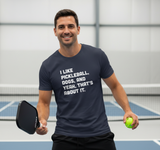 Funny Pickleball Shirts Women Men I Like Pickleball and Dogs T-Shirt