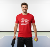 Funny Pickleball Shirts Women Men I Like Pickleball and Dogs T-Shirt